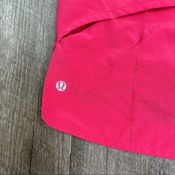lululemon Dark Pink Speed Up Shorts 2.5" Size 6 - Picture 3 of 7